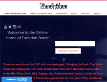 Tablet Screenshot of funktionband.com